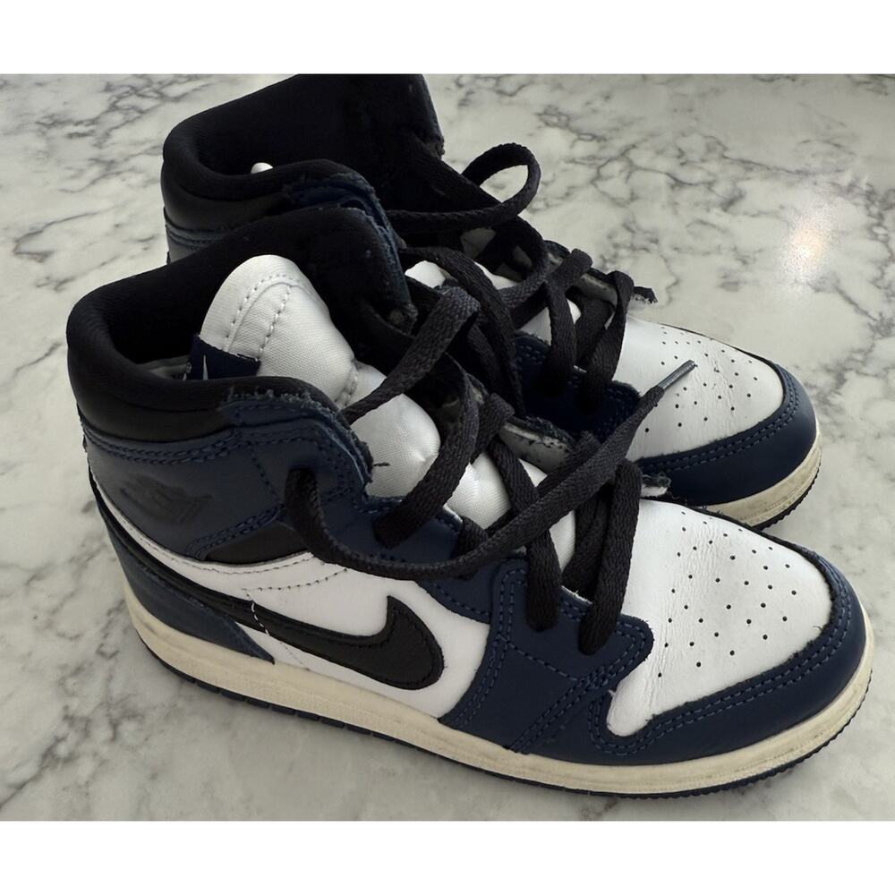 Nike Jordan Toddlers 1 Retro High OG (TD) Lace Up Blue Size 10 c‎